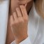 Ring 375 Gold Gelb Sky Blue Topas Blau - 3