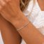 Armband 925 Sterling Silber rhodiniert Zirkonia Tennis - 3