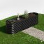 Hochbeet Stahl Oval S 160 x 80 x 80 Anthrazit - 3