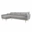 Ecksofa Antonius Webstoff Grau links - 3