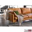 Ecksofa Antonius Kunstleder Braun rechts - 3
