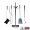 Kaminbesteck aus Metall 5-teiliges Set - 3