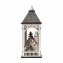 LED Holzlaterne mit Kirche und Figuren Weihnachtsdeko mit 8 LEDs - 3