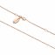 Anhänger mit Kette 925 Silber rosé vergoldet mit Chalcedon - 3