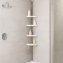 Teleskop Duschregal Höhenverstellbares Eckregal mit 4 Ablagen - 3