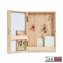 Schlüsselkasten, Memoboard, Holz mit Whiteboard - 3