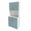 Badschrank Hellblau Weiß - 3
