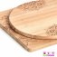 Schneide- und Servierbrett, Akazie mit Musterprint - 3