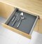 Anti-Rutsch Matte Grau Extra Stark 2er Set, je 150 x 50 cm, zuschneidbar - 3