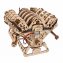 Holzmodell Motor V8 - 3