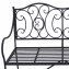 Sitzbank aus Metall Gartenbank - 3