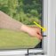Teleskop Insektenschutzgitter mit integriertem Netz, anthrazit - 3