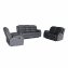 Sofagarnitur mit Relaxfunktion Kirwall Anthrazit - 3