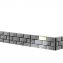 Beeteinfassung 870 cm Ziegelstein-Optik grau - 3