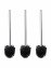 WC-Bürste mit Edelstahlstiel Matt 3er Set, Ø 8 x 35 cm - 3