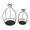 Blumenampel 2er Set Metall - 3