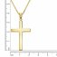 Halskette Gold 333 mit Motiv Kreuz - 3