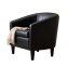 Clubsessel Cadogan Kunstleder Schwarz - 3