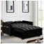Sofa mit Schlaffunktion Schwarz - 3