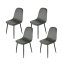 Stuhl Savannah Velvet Grau - 3