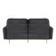 Sofa Sidonie Velvet Schwarz - 3