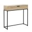 Konsolentisch Cedrik 80 cm mit Schublade Artisaneiche-Schwarz - 3