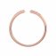 Ring 925/- Sterling Silber rosévergoldet offen Zirkonia Stacking - 3