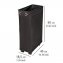 Wäschesammler Mod. Corno Schwarz, Wäschekorb, 43 l - 3