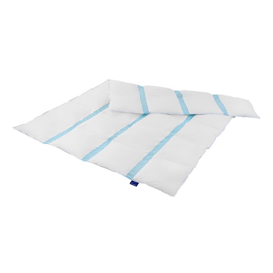 Climate Comfort Bettdecke mit innovativen Klimastreifen 