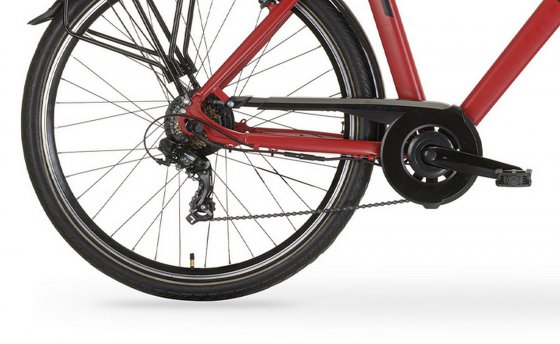 Elektro-Citybike RHEA  MAN 28 Zoll, rot 