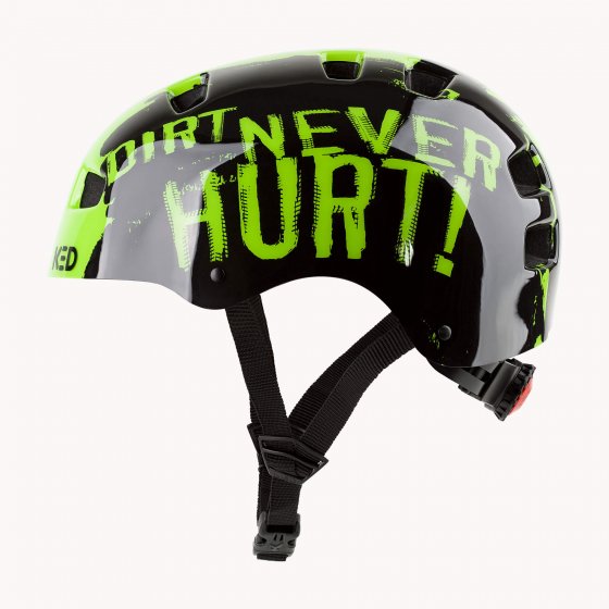 Kinderhelm 5 FORTY, grün-schwarz 