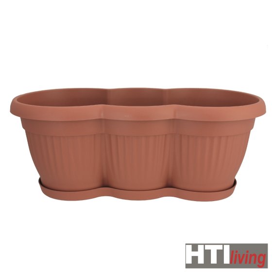 Blumenkasten Kreta 17cm x 40cm x 19cm 