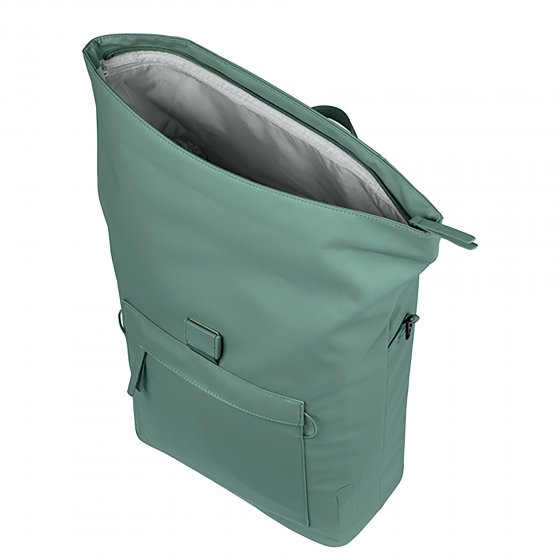 Fahrrad-Umhängetasche Brooklyn MIK Hooks,silbergrün 