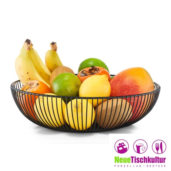 Obstkorb Schwarz 