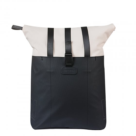 Fahrrad-Umhängetasche Vive MIK Hooks, creme/schwarz 