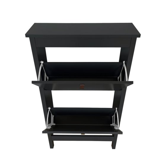 Schuhschrank Hayet Schwarz 