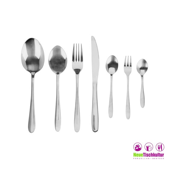 Besteck-Set, 39-teilig Edelstahl 