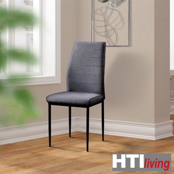 Stuhl Madison Webstoff Grau 