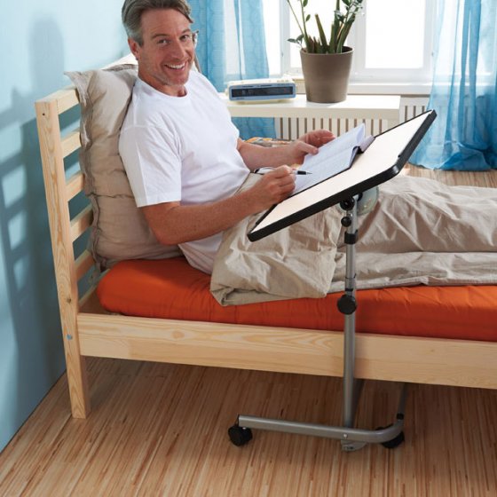 Mobil-Tisch, Buche Optik 