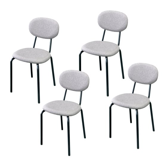 Stuhl Anella Cappucchino 4er-Set 