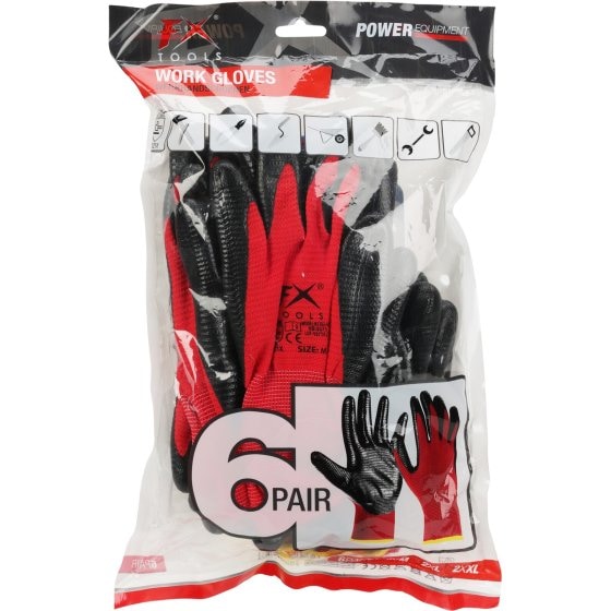 Gartenhandschuhe 6er Pack Arbeitshandschuhe 