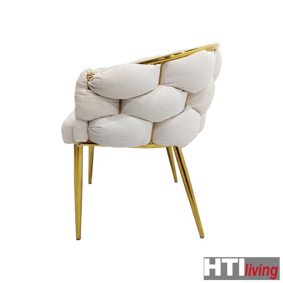 Stuhl Alsen Gold Beige 