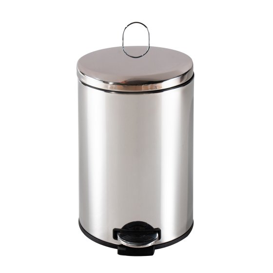 Mülleimer 12 Liter Silber Jannik 