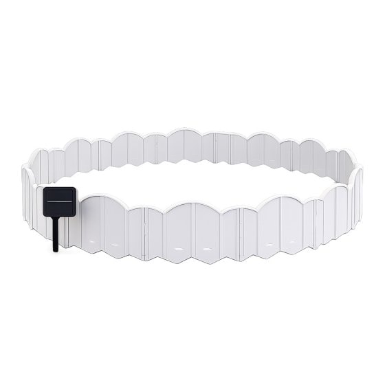 Beeteinfassung 750 cm Zierzaun Cloud mit Beleuchtung 