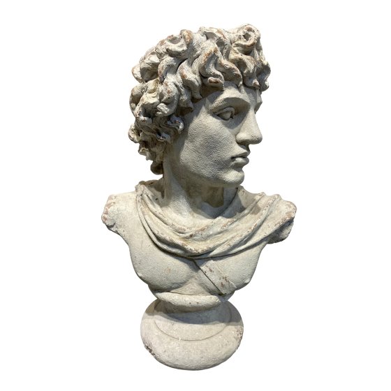 Pflanzgefäß Apollon Büste Ares 