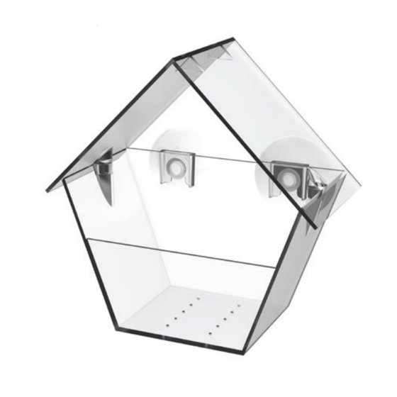 Vogelfutterhaus Nessa transparent 1-teilig 