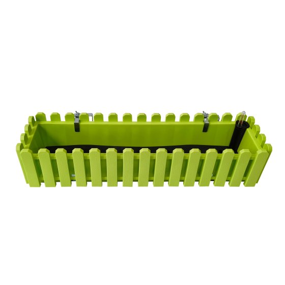 Blumenkasten mit Wasserspeicher Nessa 75 cm Grün 