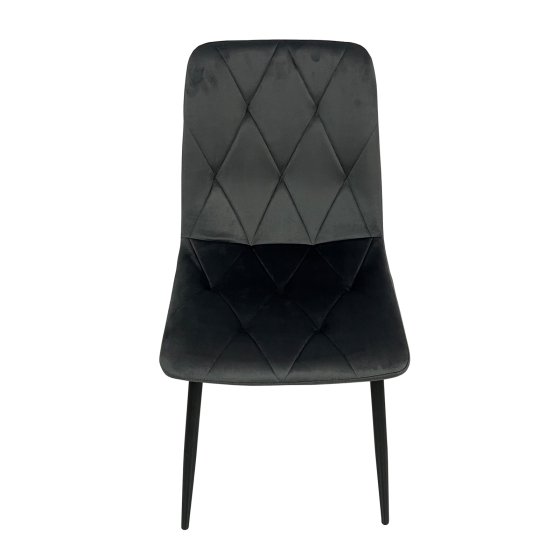 Stuhl Mesa Eco 4er-Set Velvet Grau 