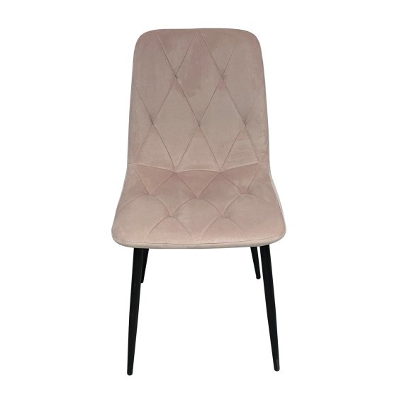Stuhl Mesa Eco 4er-Set Velvet Rosa 