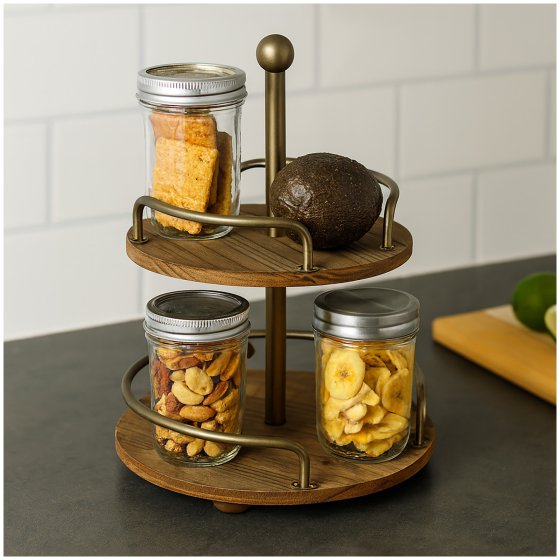 Etagere 2-stöckig 